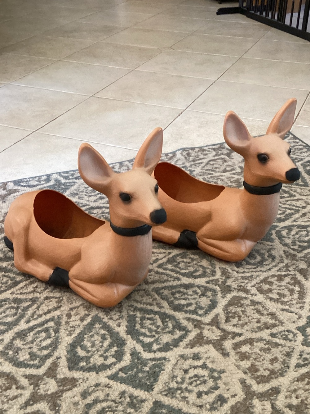 Union Products matching Deer Blow mold Planters Vintage